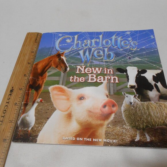 Kids PB picture Book: Charlotte's Web New in the Barn based on the new Movie 📘 - Picture 8 of 9